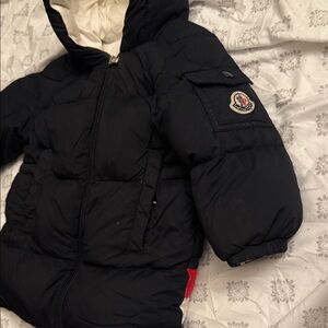 Moncler Kids Navy Puffer Jacket